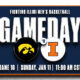 Illinois Basketball plays Iowa on Sunday January 11th.