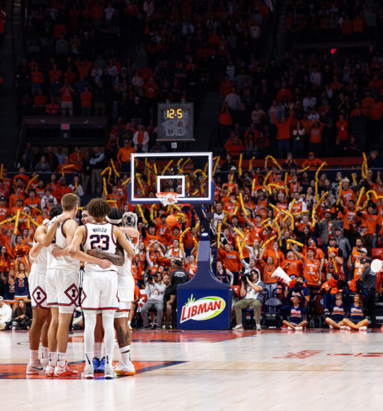 Illinois Basketball. Photo Credit: David Pollak. Armchair Illini.