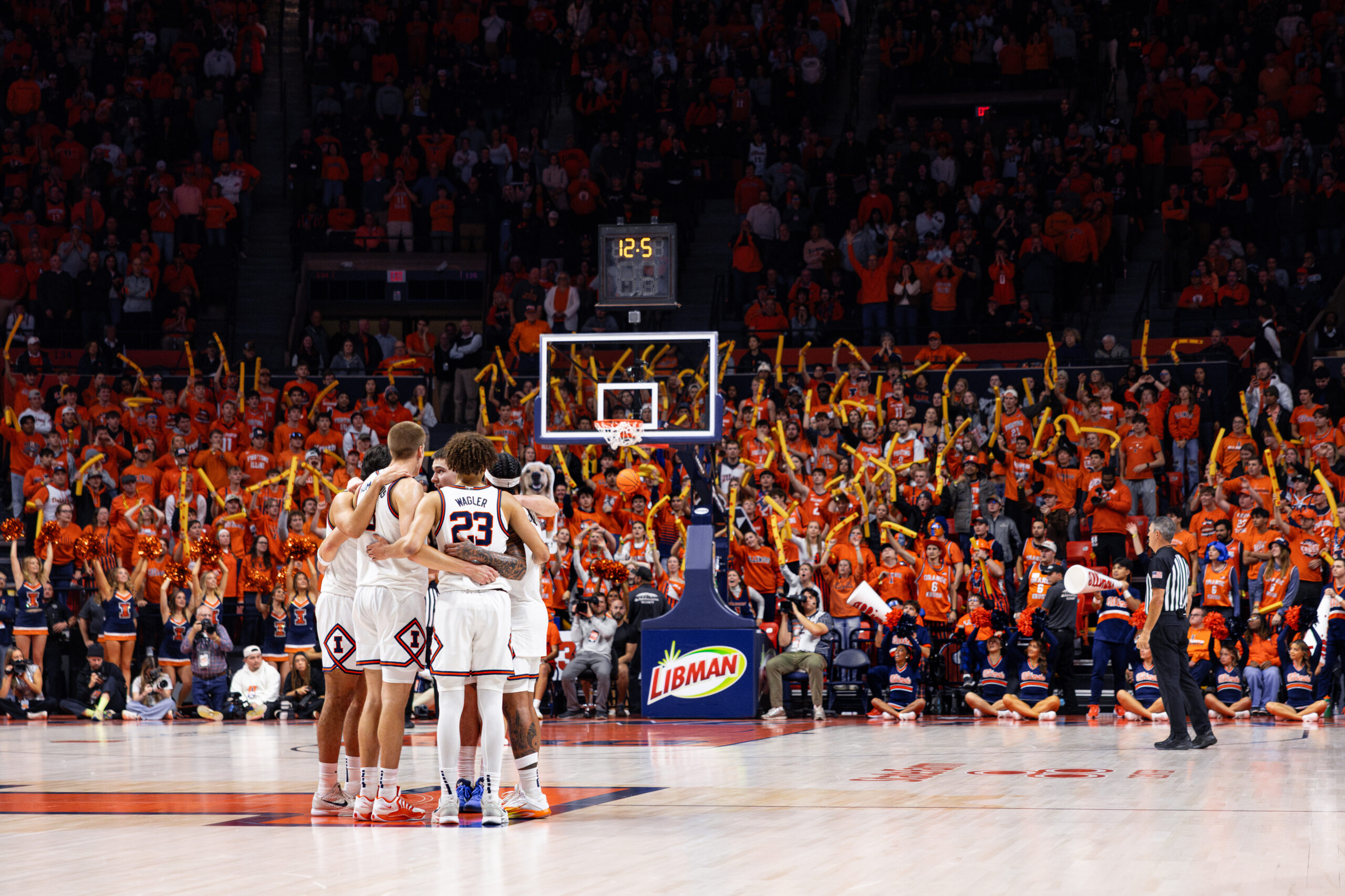 Illinois Basketball. Photo Credit: David Pollak. Armchair Illini.