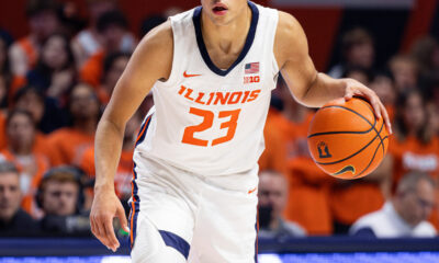 Illinois Basketball. Keaton Wagler. Photo Credit: David Pollak - Armchair Illini.
