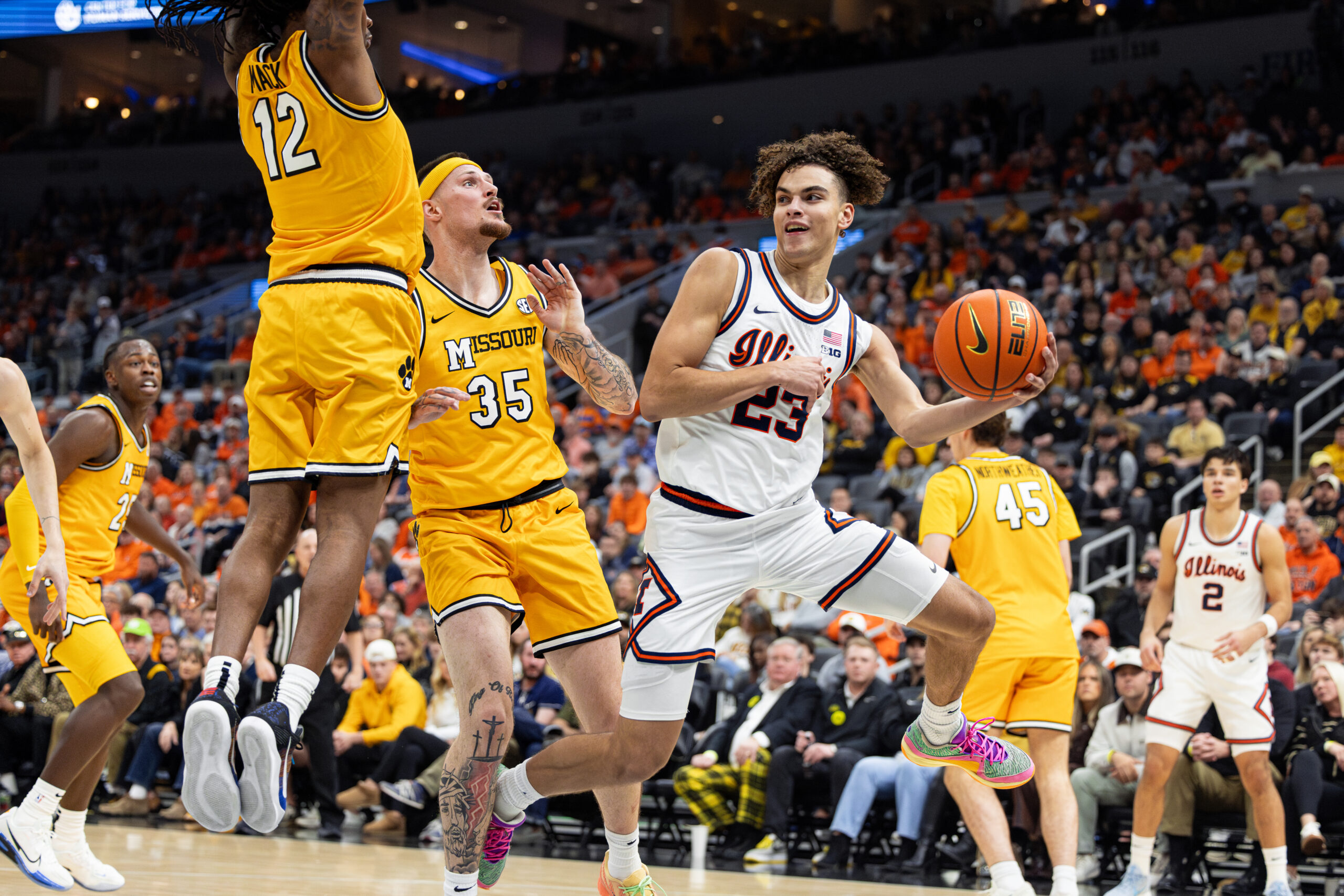Illini freshman Keaton Wagler.