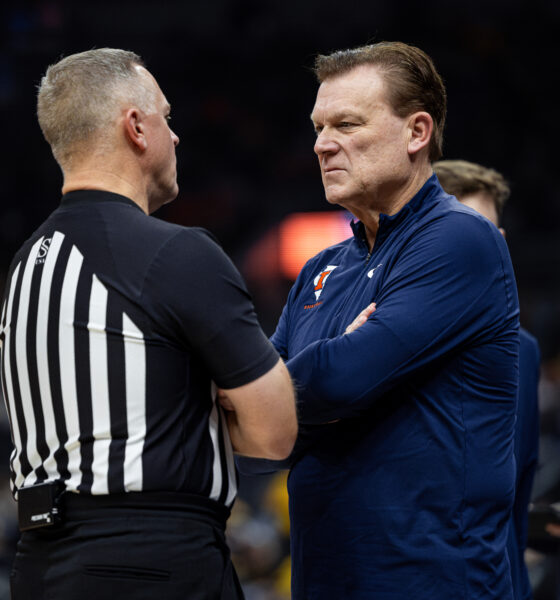 Illinois basketball head coach Brad Underwood