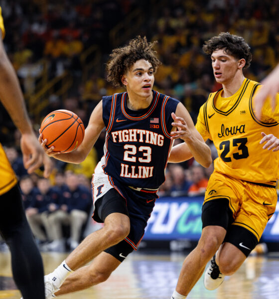 Illini guard Keaton Wagler