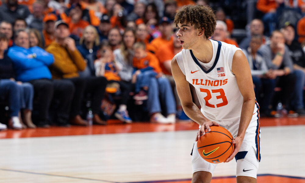 Illini guard Keaton Wagler
