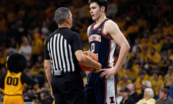 Illini forward David Mirkovic