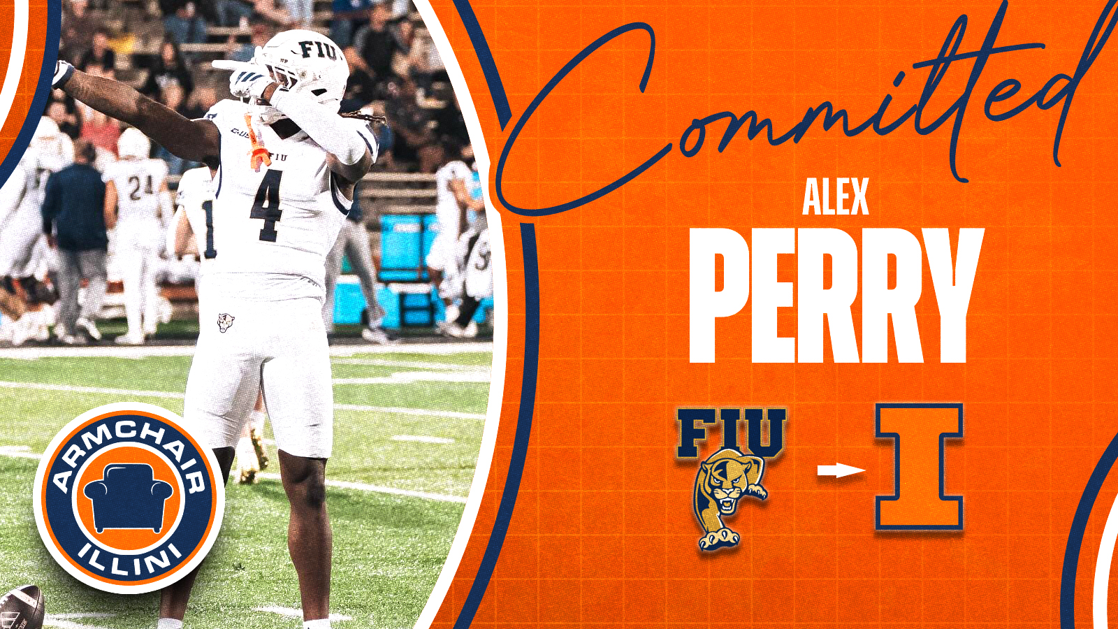 Illinois football has landed a stud wide receiver in Alex Perry.