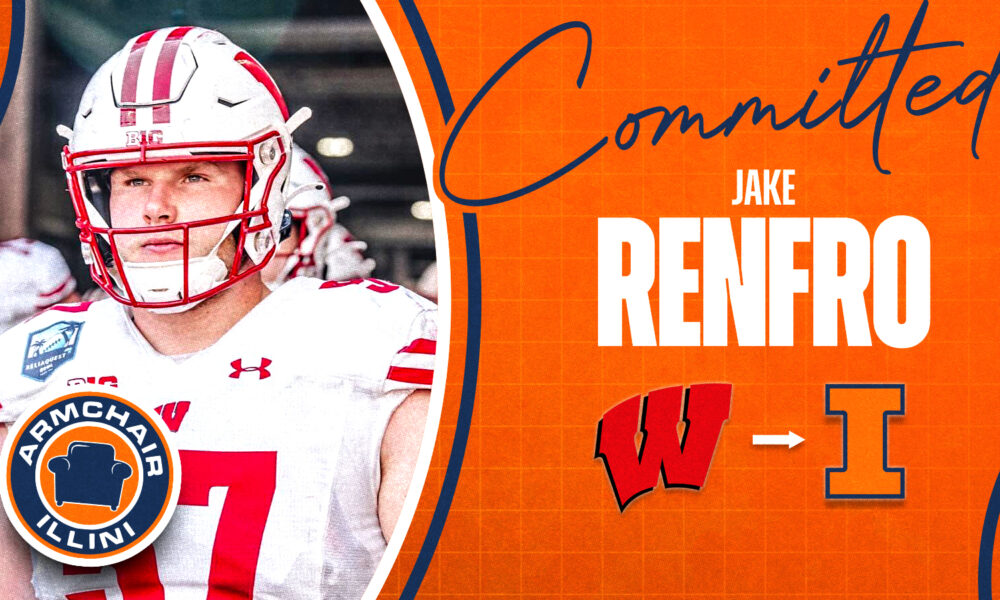 News: Illinois football has landed center Jake Renfro.