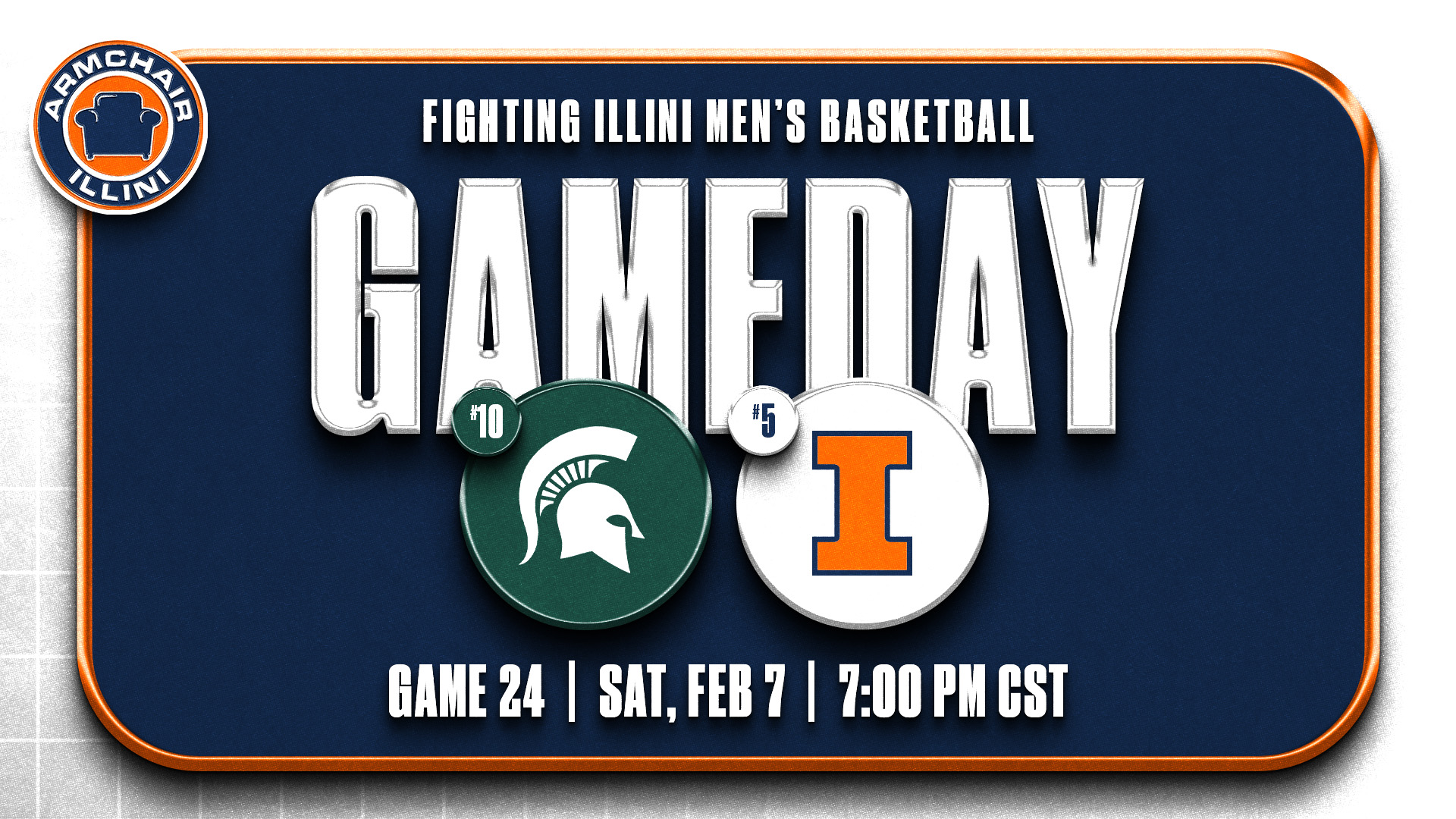 Illinois basketball will play Michigan State.