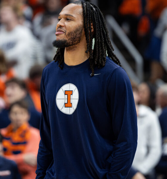 Illini basketball forward Ty Rodgers.