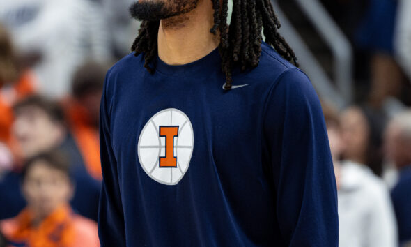 Illini basketball forward Ty Rodgers.