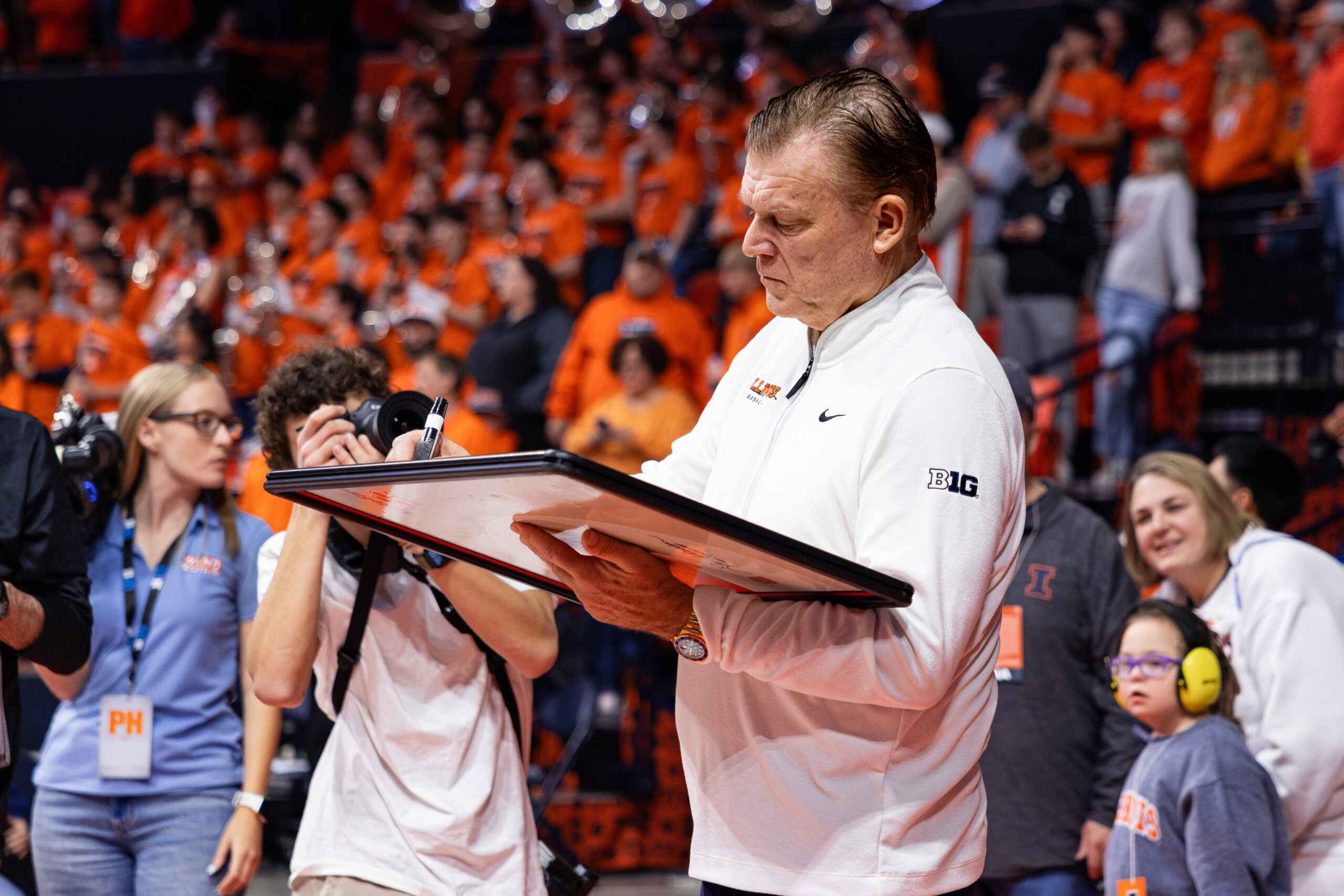 Illini head coach Brad Underwood