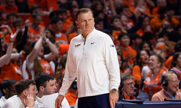 Illinois basketball coach Brad Underwood