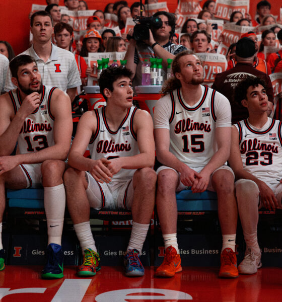 The Illinois basketball team.