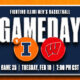 Illinois basketball vs the Wisconsin Badgers