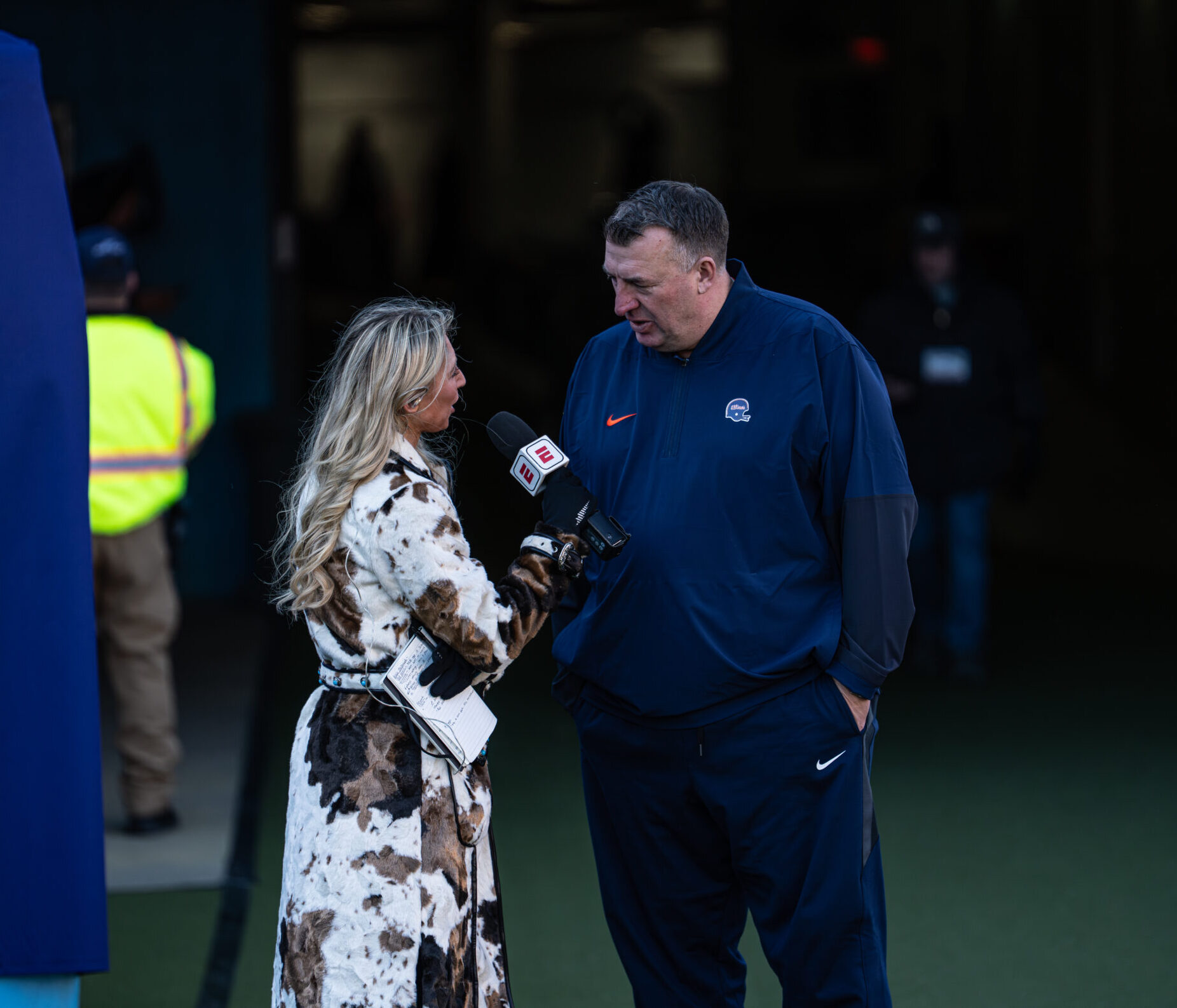 Illinois Football. Bret Bielema. Photo Credit: Vincent Bruington - Armchair Illini.