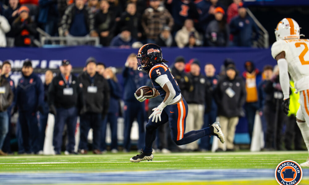 Illinois football news: Ca'lil Valentine will grow under the tutelage of Tyrone Wheatley.