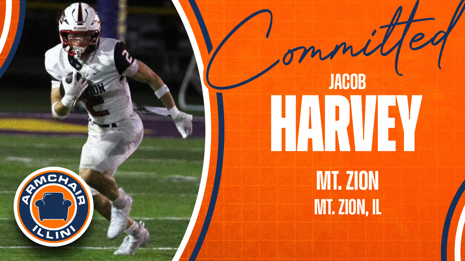 Illinois football news: jacob Harvey has committed to the Illini.