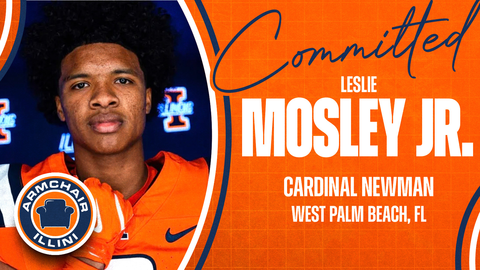 Newest Illinois Football Commit Leslie Mosely Jr.