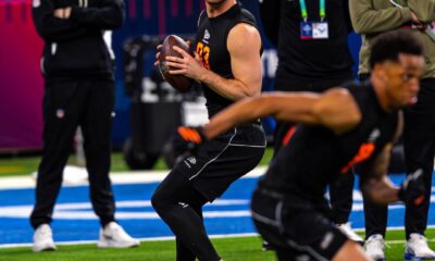 Illinois Football. Luke Altmyer. 2026 NFL Combine. Photo Credit: Illinois Football on Instagram. (@IlliniFootball).