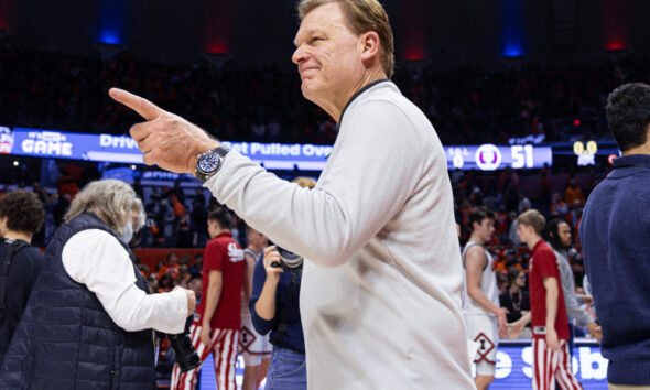 Brad Underwood. Illinois Basketball. Photo Credit: David Pollak - Armchair Illini.