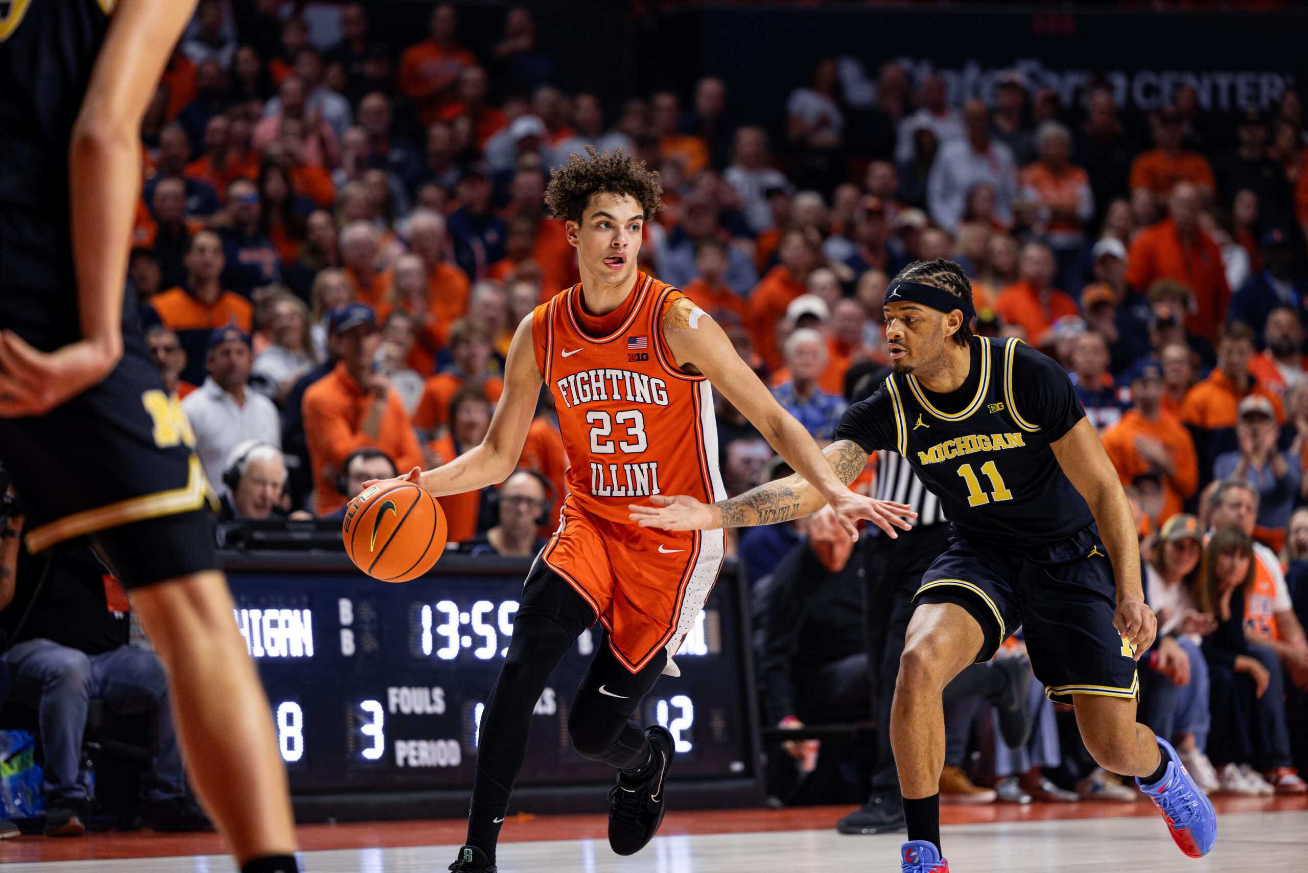 The Illini freshman star, Keaton Wagler.