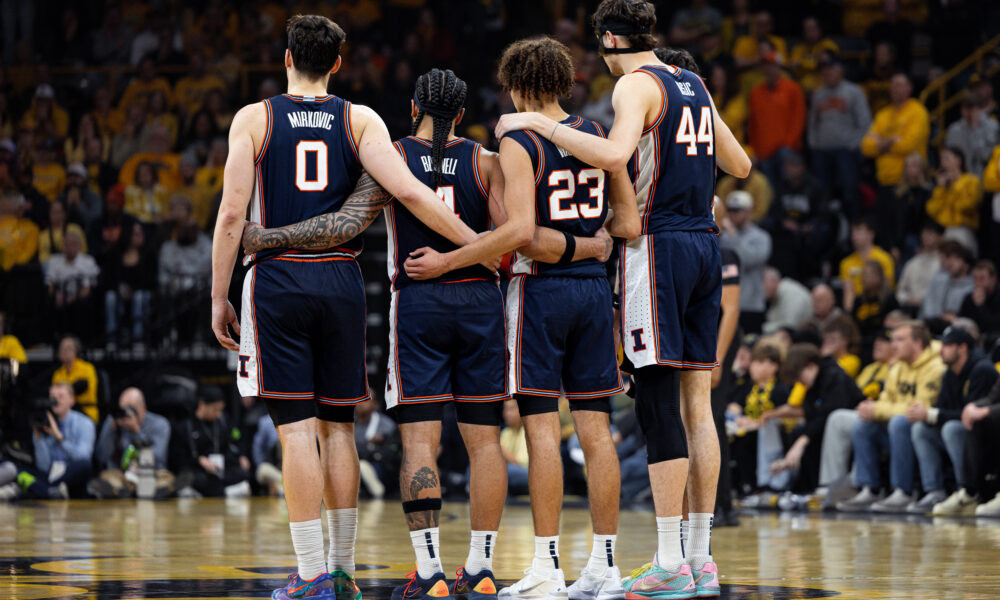 The Illinois basketball team