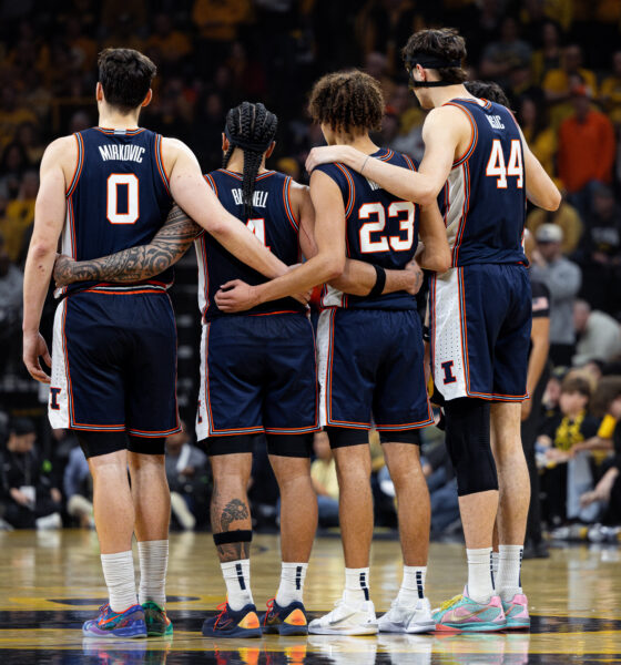 The Illinois basketball team