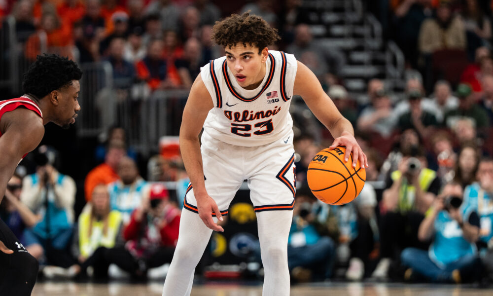 Illini guard Keaton Wagler