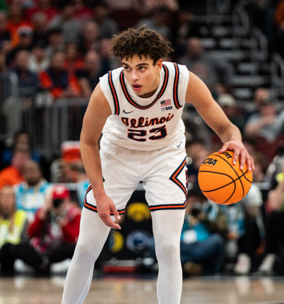 Illini guard Keaton Wagler
