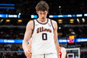 Illinois Basketball forward David Mirkovic.