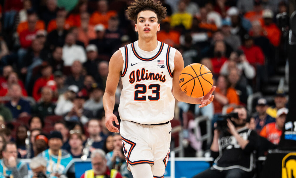Illinois basketball star Keaton Wagler