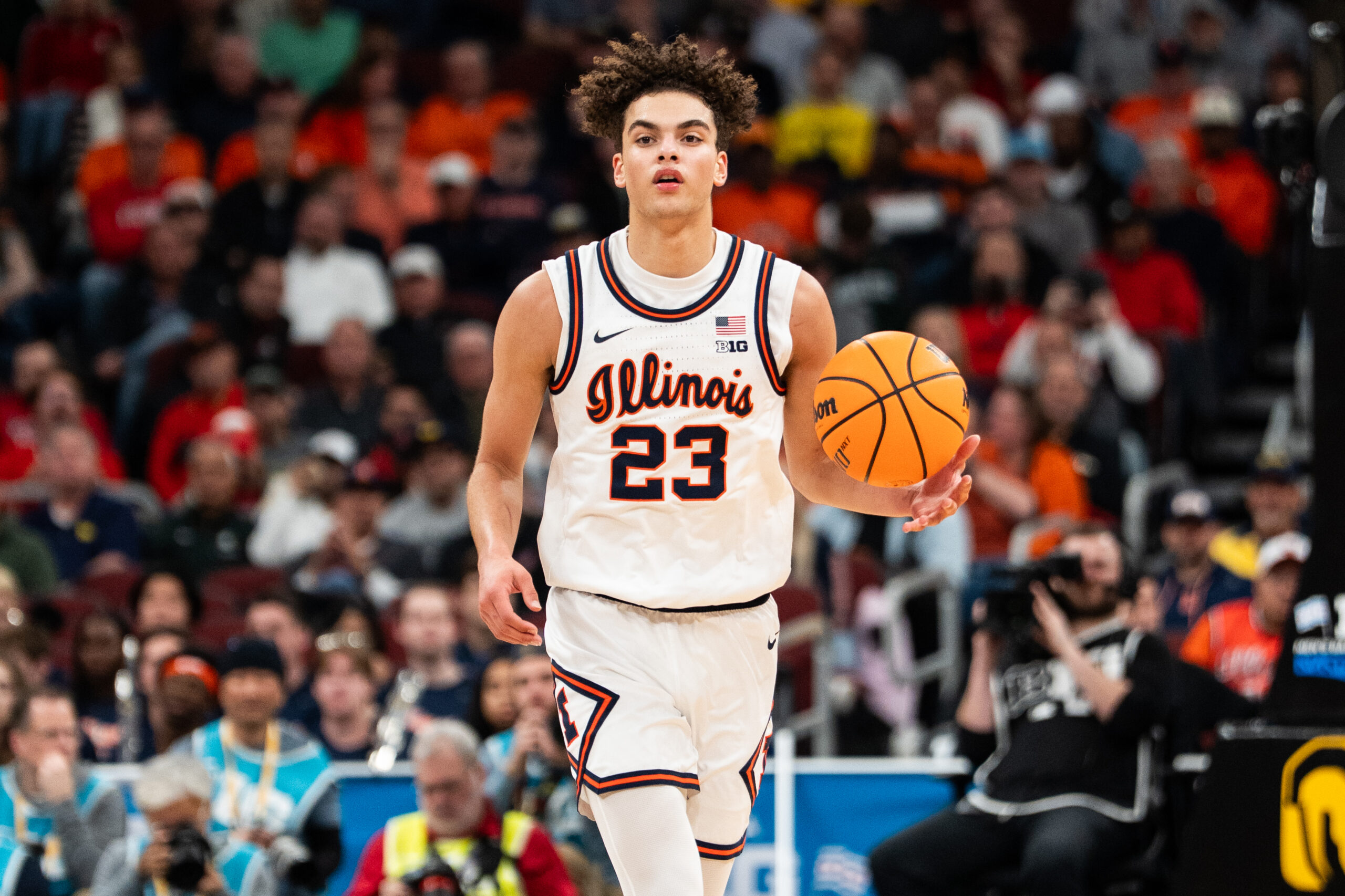 Illinois basketball star Keaton Wagler