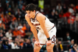 Illinois basketball. Forward Andrej Stojakovic. 2026. Photo Credit: David Pollak. Armchair Illini. 