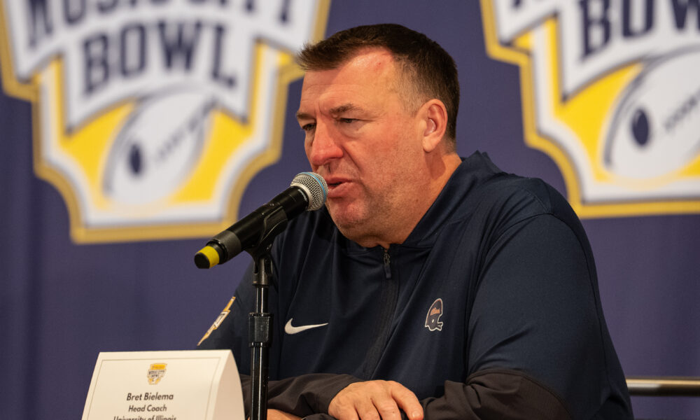 Illinois Football. Bret Bielema. 2025 Music City Bowl. Photo Credit: Vincent Bruington - Armchair Illini.