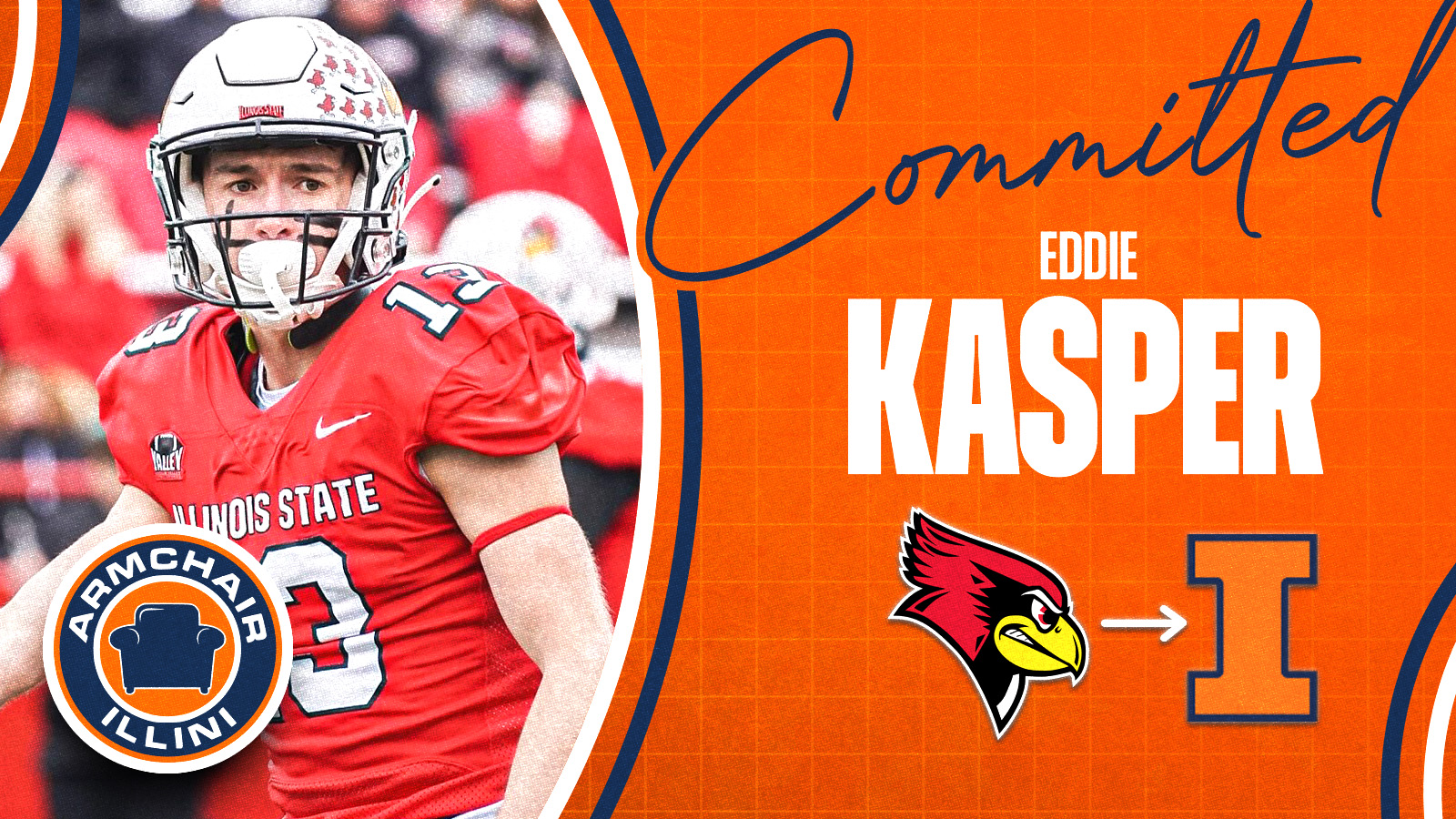 Illinois football commit Eddie Kasper