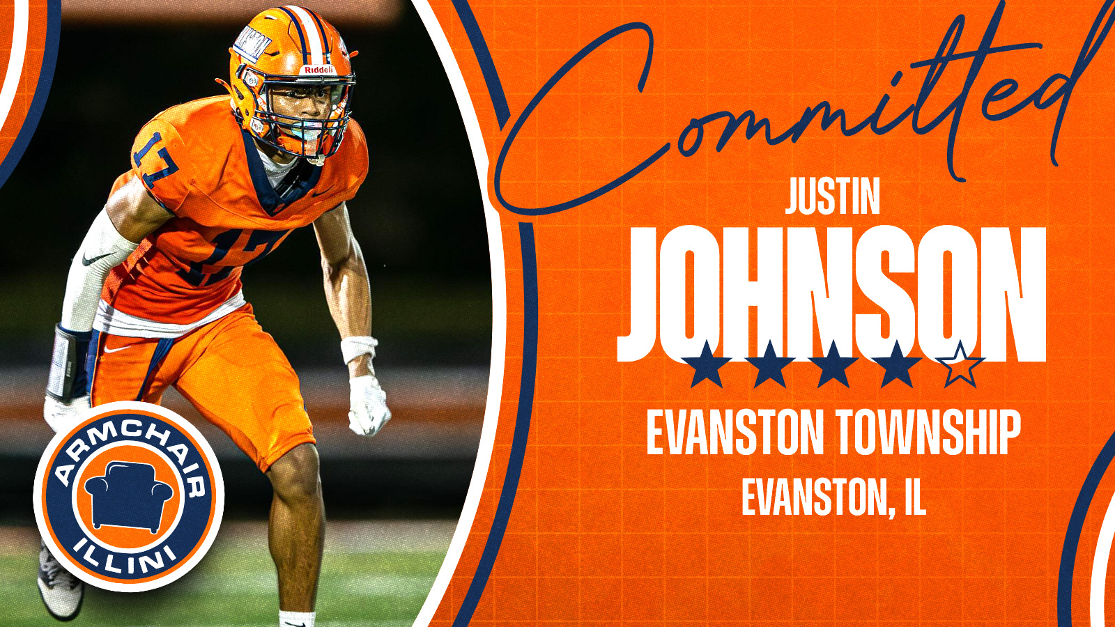 Illinois football lands four-star athlete Justin Johnson