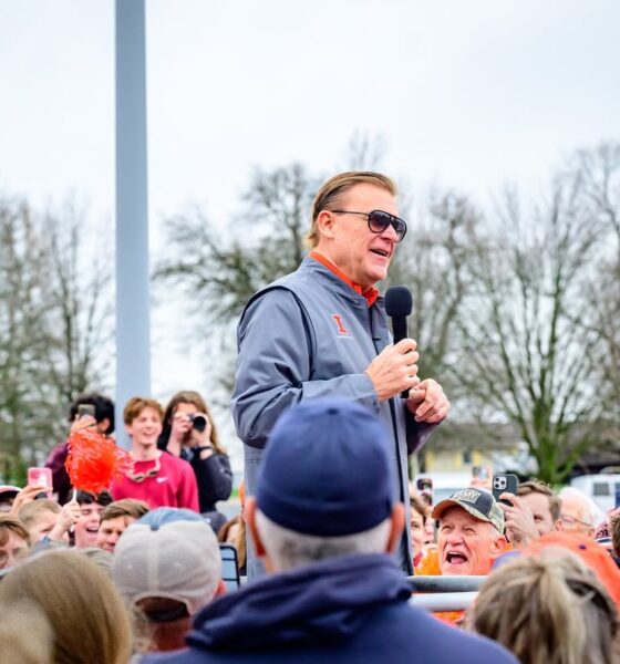 Brad Underwood. Photo Credit: University of Illinois on Instagram (@Illinois1867). Illinois Basketball on Instagram (@illinimbb).