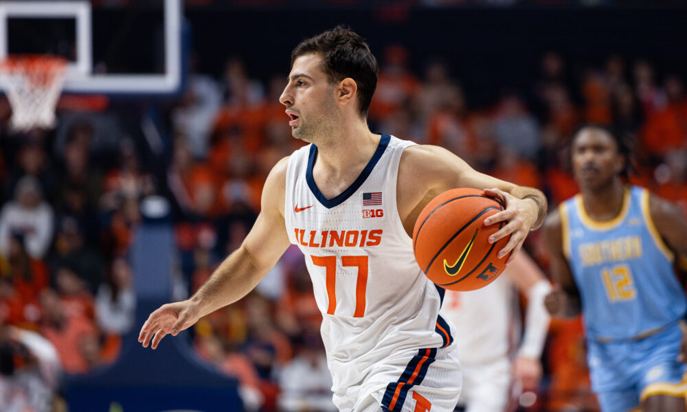 Illinois basketball guard Mihailo Petrovic