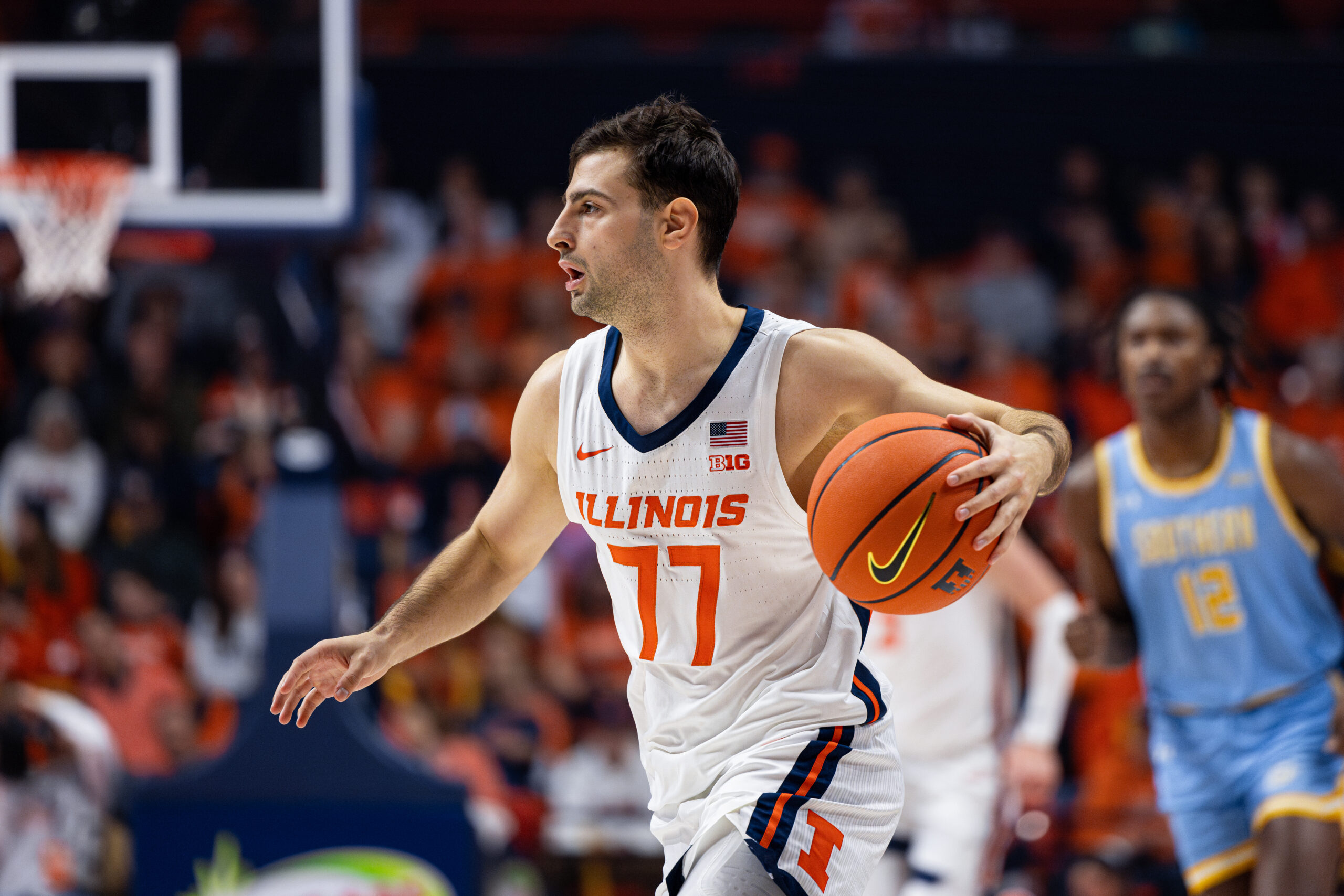 Illinois basketball guard Mihailo Petrovic