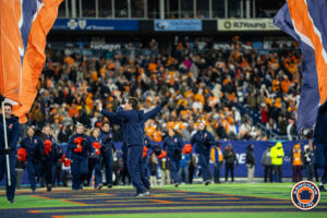 Illinois Football. Michael Osei-Bonsu. Armchair Illini. Credit: Vincent Bruington.