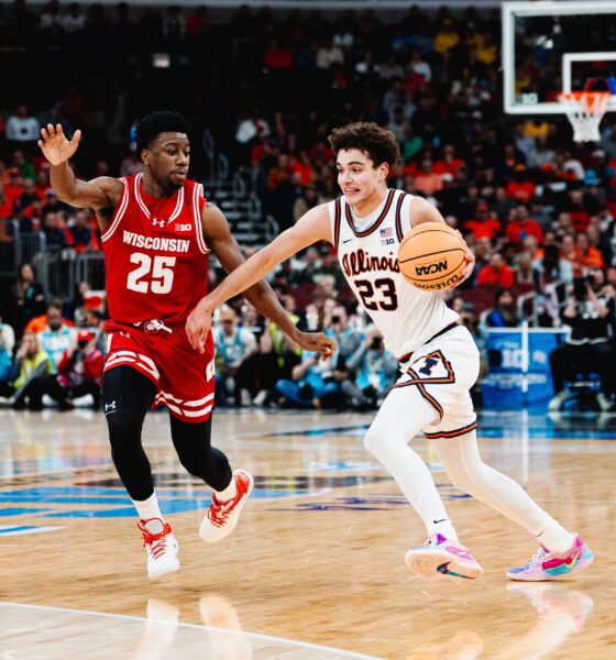 Illinois Basketball. John Blackwell. Photo Credit: Brent Zickmann. Armchair Illini.