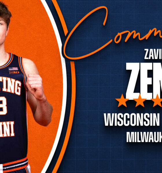 New Illinois basketball commit Zavier Zens.