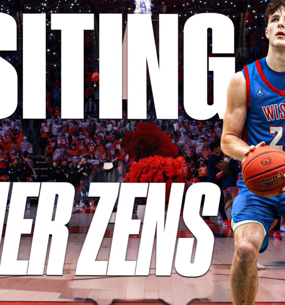 Illinois Basketball official visitor Zavier Zens.