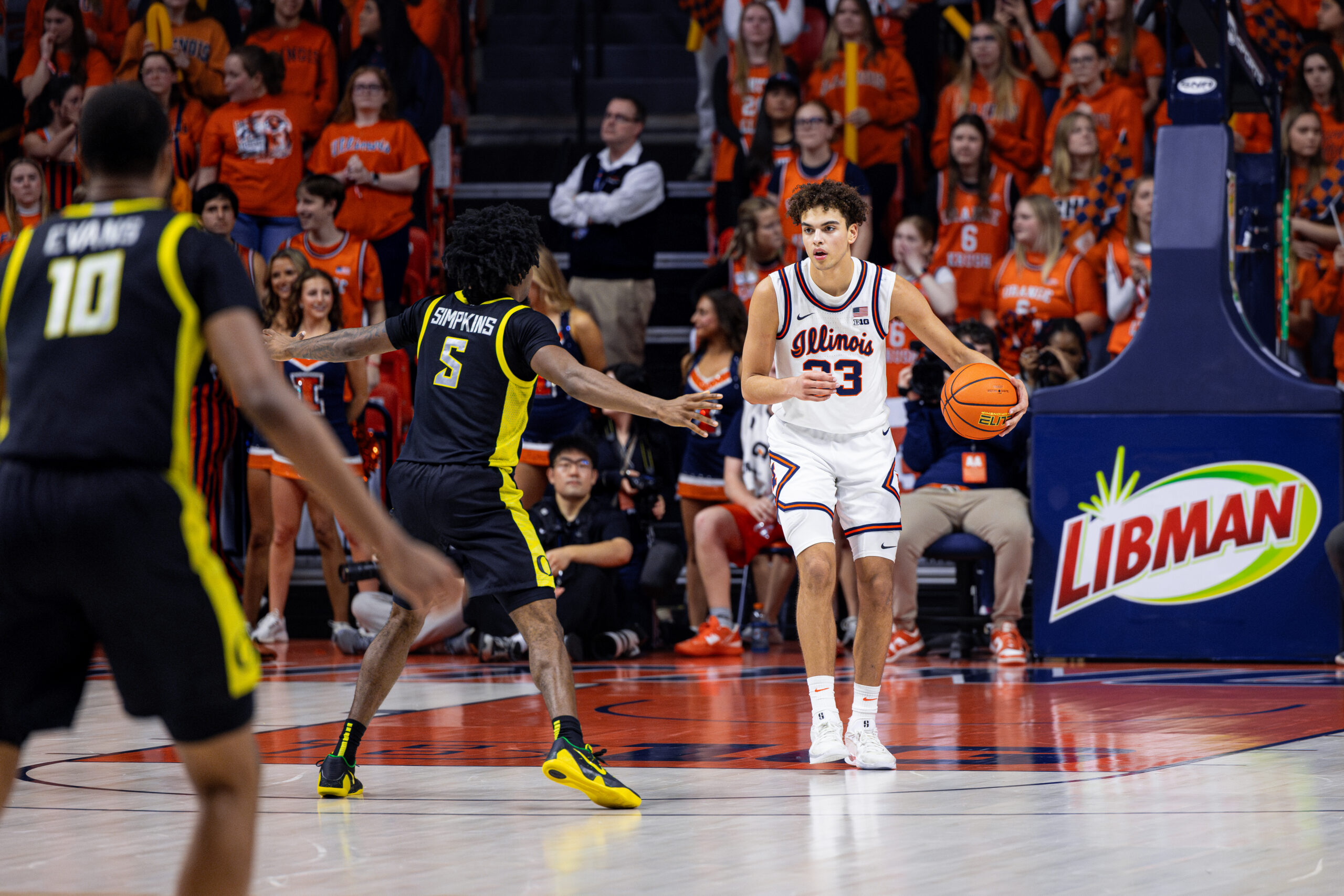 Illini guard Keaton Wagler.