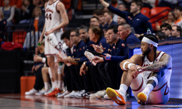 Illinois basketball guard Kylan Boswell