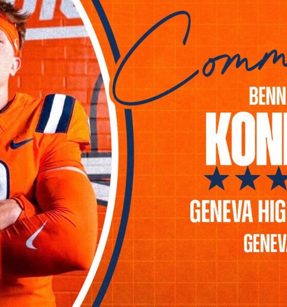 Illinois Football. Photo Credit: Alex Kyi, Armchair Illini. Bennet Konkey.