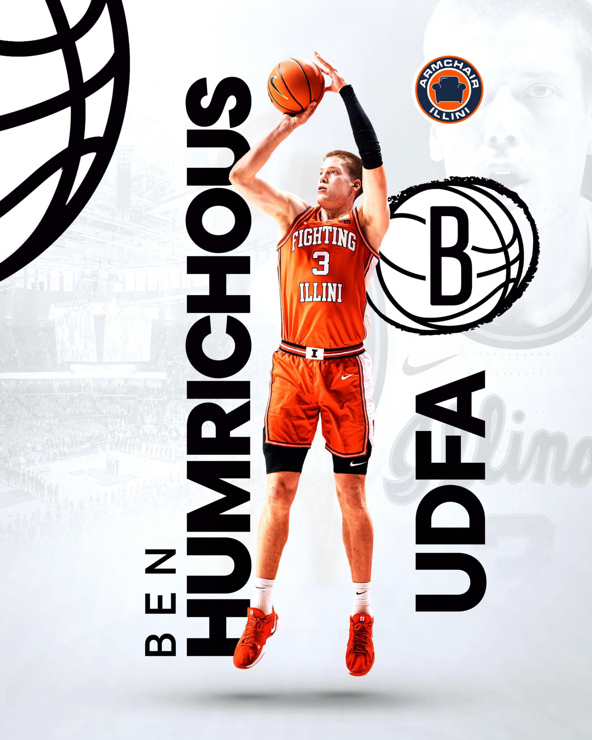 Illinois forward Ben Humrichous.