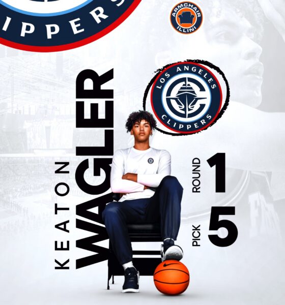 Illini guard keaton wagler.