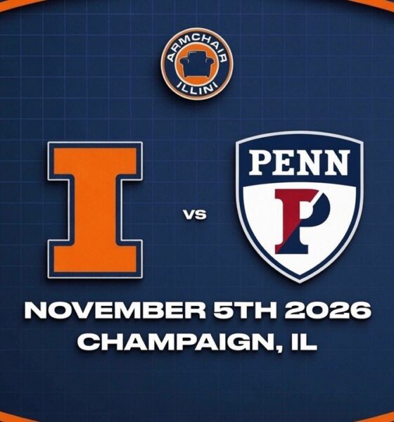 Illinois basketball to play PENN on November 5th