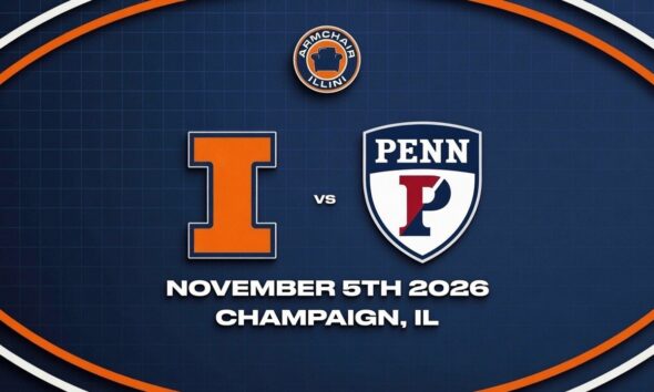 Illinois basketball to play PENN on November 5th